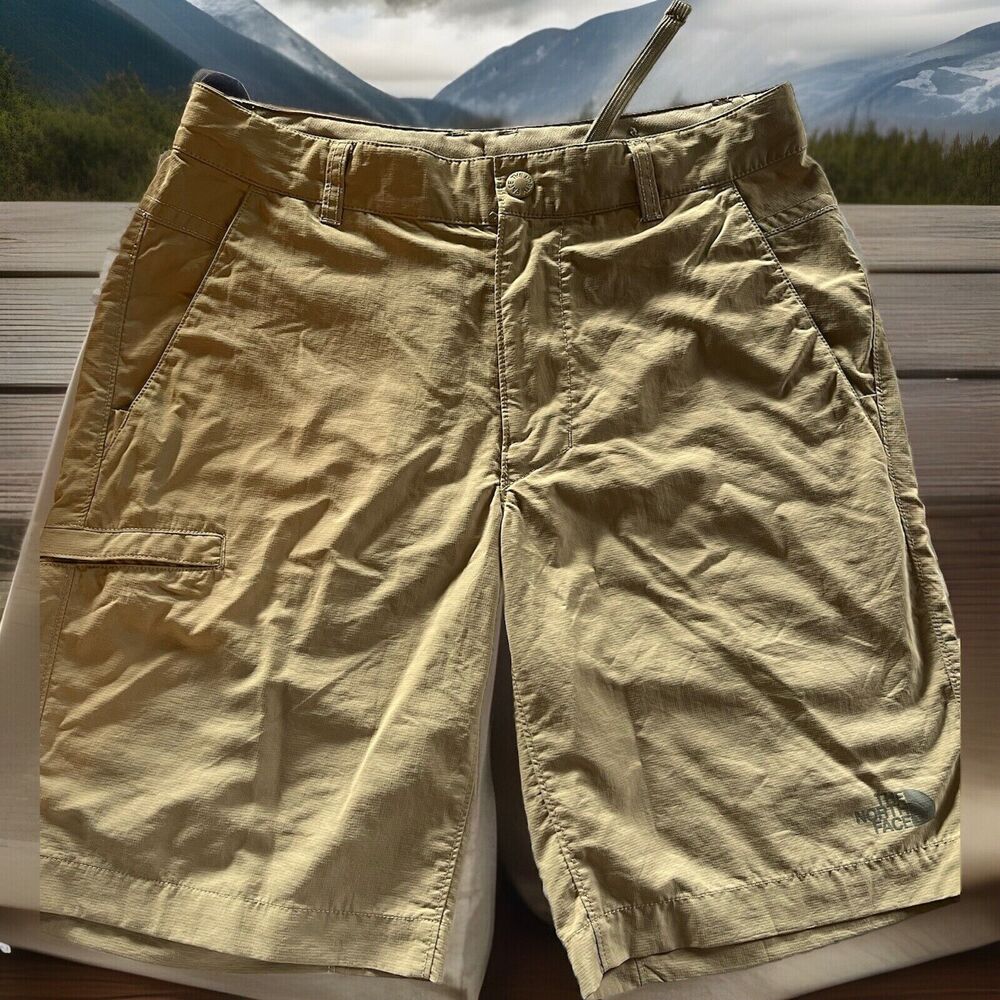 The North Face Mens Cargo Shorts Nylon Size 30 Drawstring Ripstop?